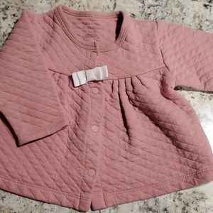 Pink Jacket with White Bow